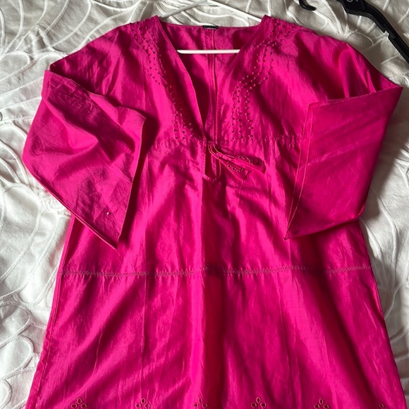 Loose long sleeves swimsuit cover up - Picture 1 of 4